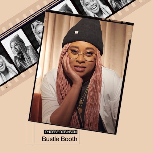The star of the new Madewell campaign, Phoebe Robinson collage