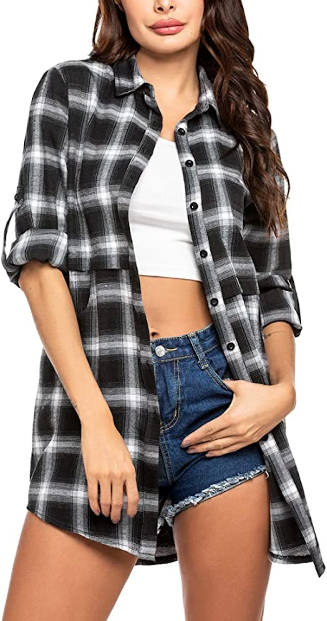 HOTOUCH Flannel Top