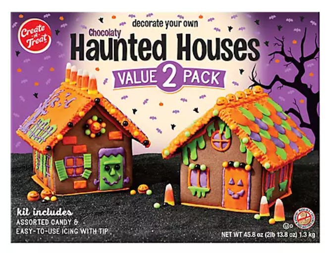 Create a chocolate haunted house with this decorating kit from BJ's Wholesale.