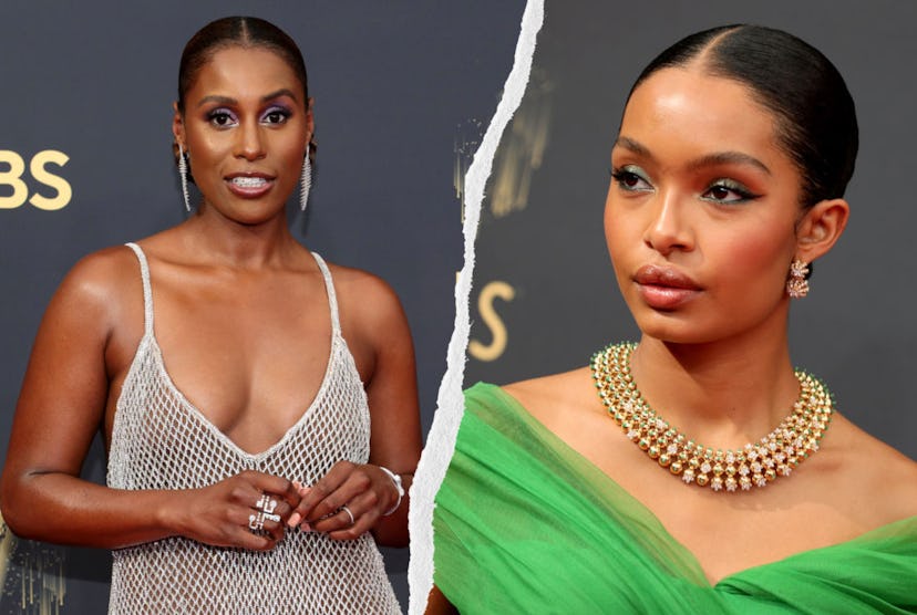 A look at the best makeup looks on the Emmys 2021 red carpet.