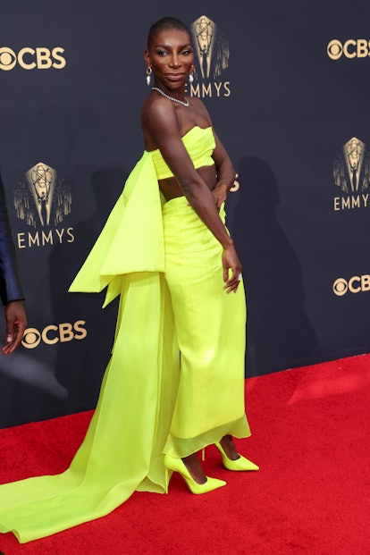 Michaela Coel at the Emmy Awards