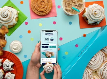 Cinnabon’s new app and Rewards program makes ordering delivery simple.