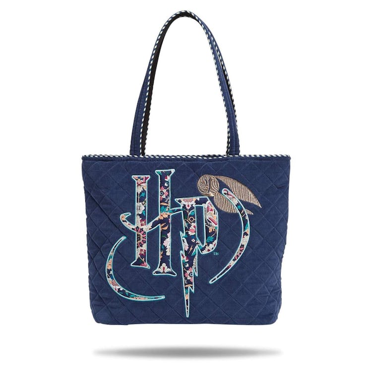 The Vera Bradley X 'Harry Potter' Forbidden Forest Collection features a Harry Potter tote bag. 