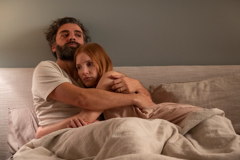 Oscar Isaac and Jessica Chastain 