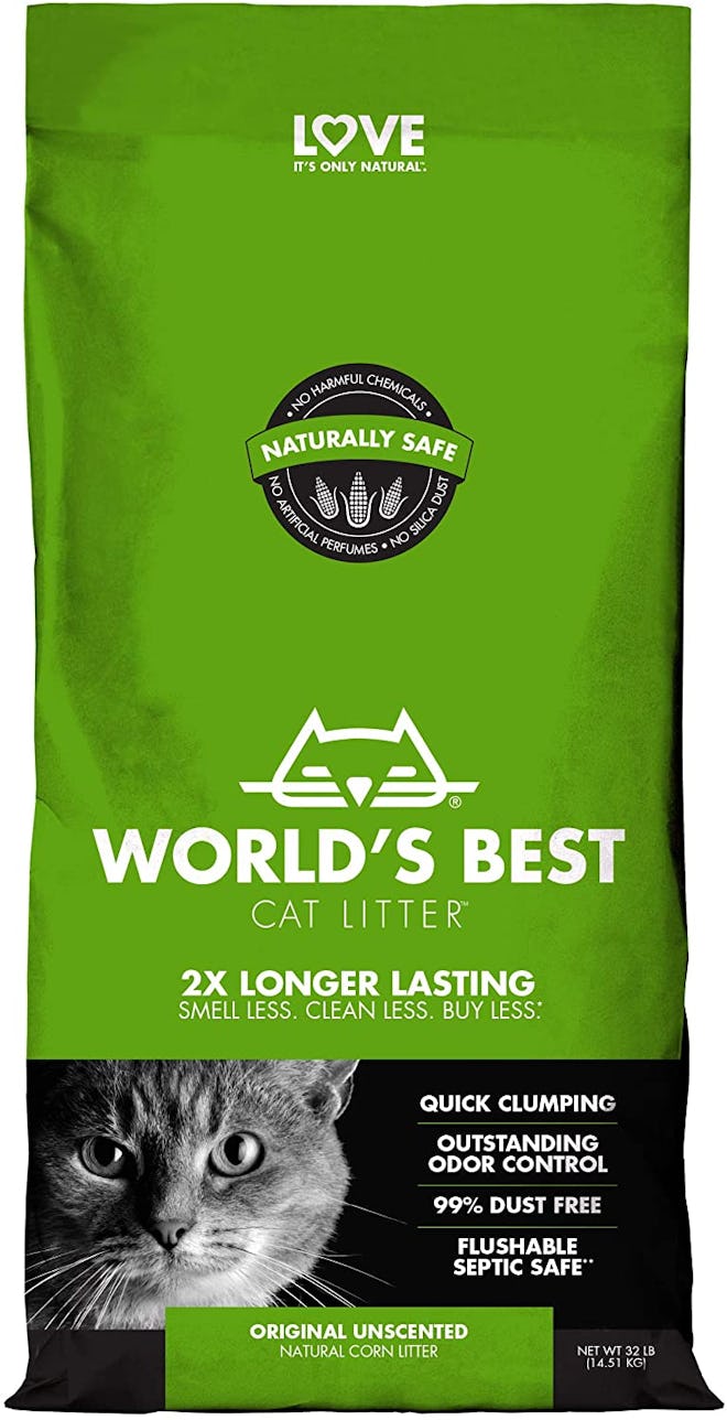 World's Best Cat Litter Original Unscented, 32 Lbs. 