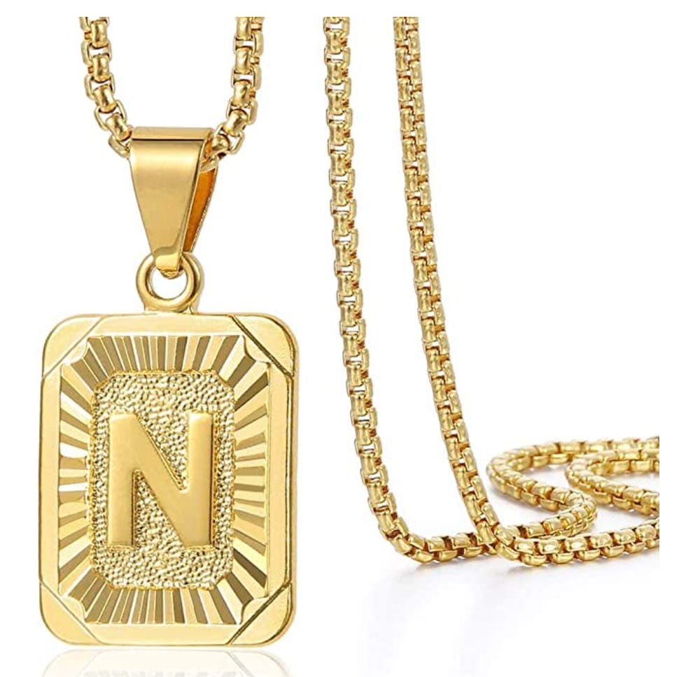 Trendsmax Initial Letter Pendant