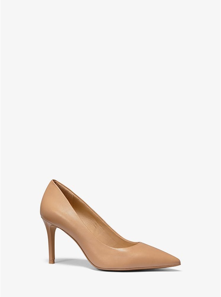 Keke Leather Mid Pump Michael Kors