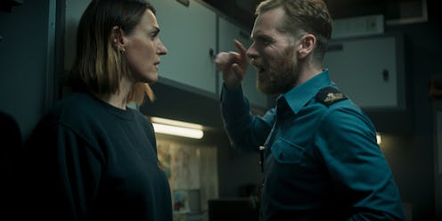 Silva and Glover in 'Vigil'