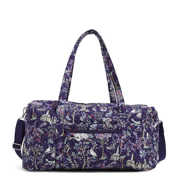 The Vera Bradley X 'Harry Potter' Collection features a duffel bag for traveling. 