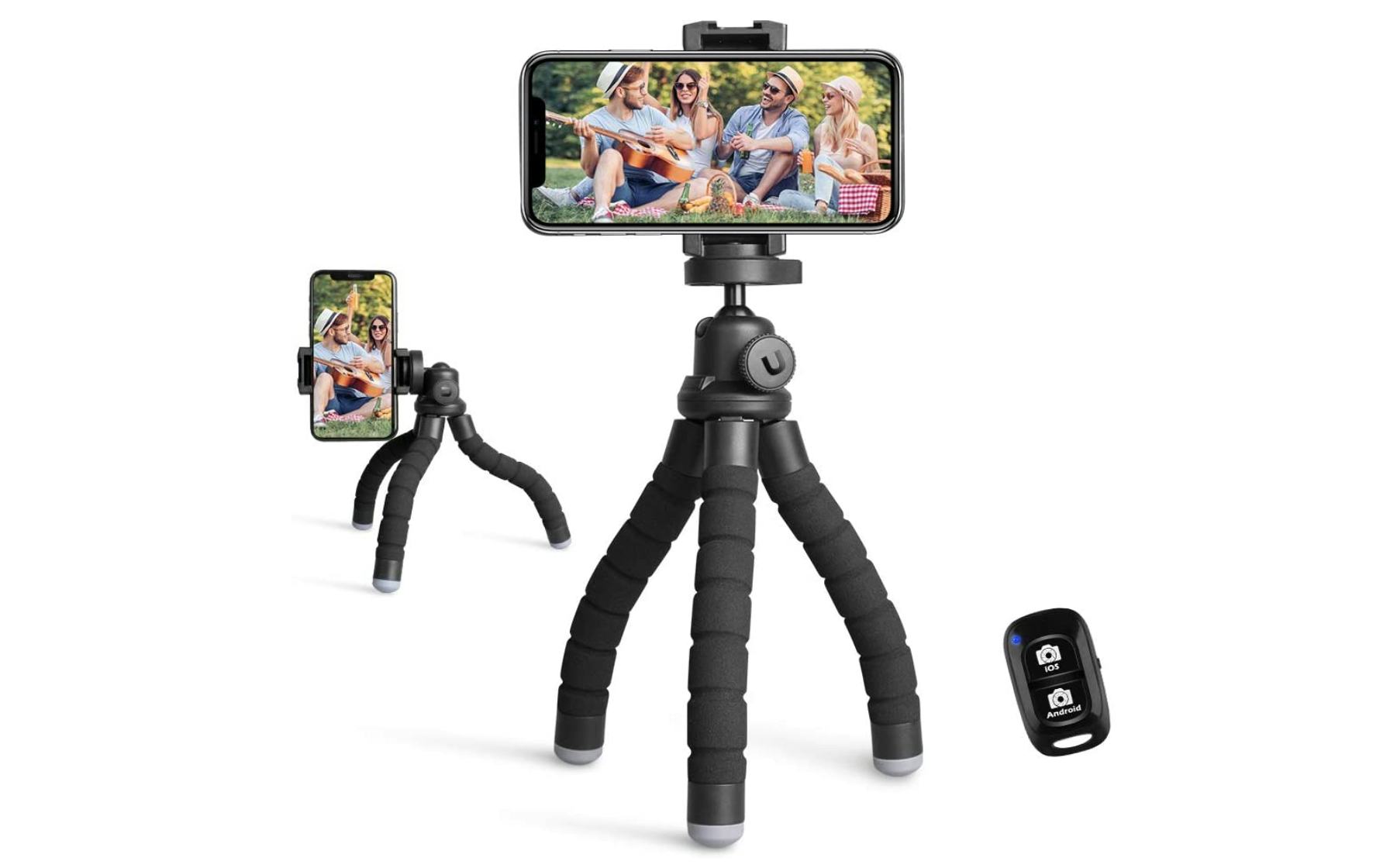 UBeesixe Phone Tripod With Universal Clip