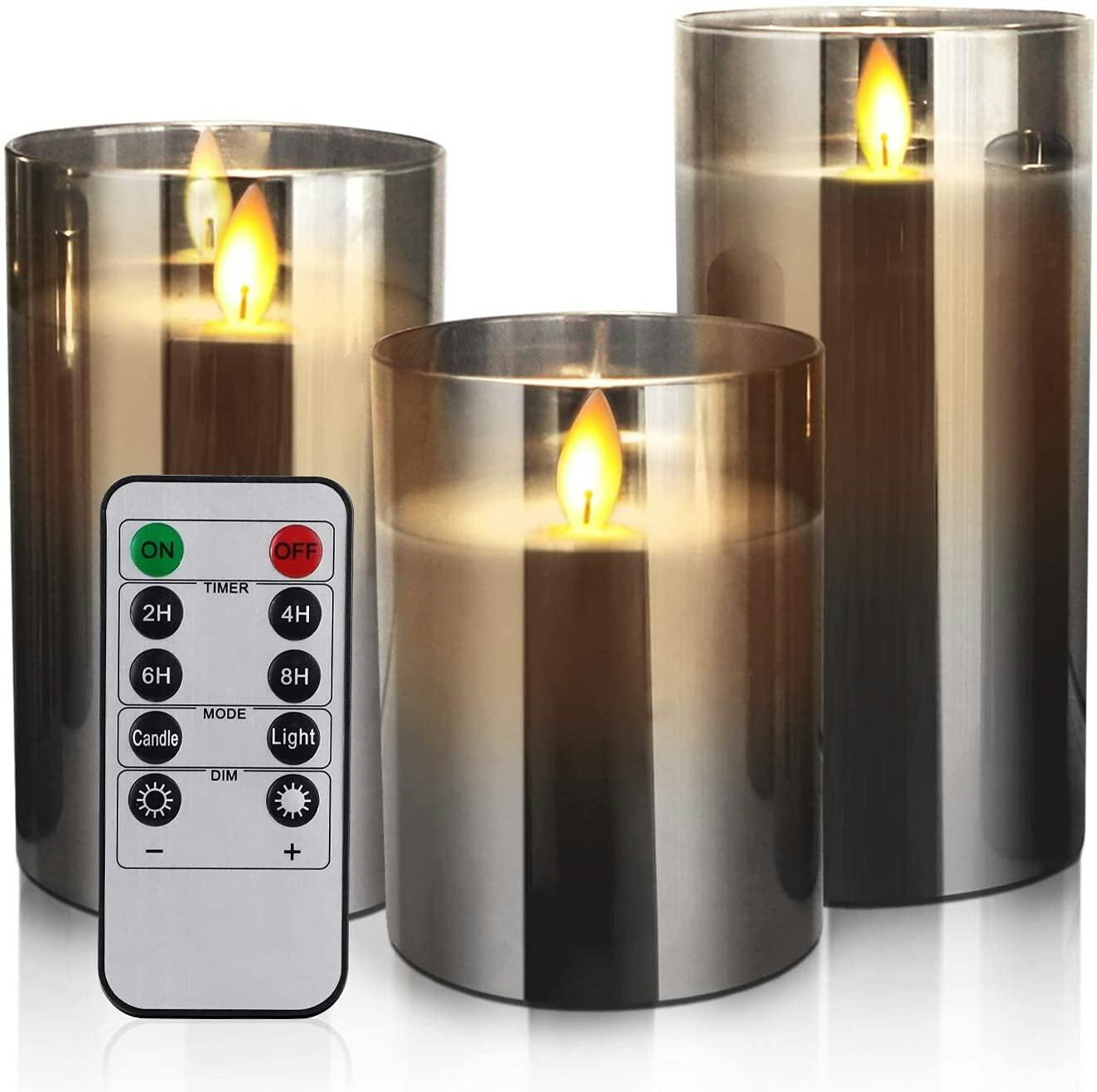 Yinuo Candle Flameless LED Candles (Set Of 3)