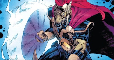 Beta Ray Bill whipping up some thunder and lightning in Thor Vol. 6 #14