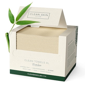 Clean Skin Club Bamboo Biodegradable Face Towel 