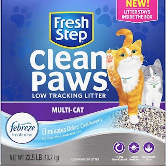 Fresh Step Clean Paws Multi-Cat Litter, 22.5 Lbs. 