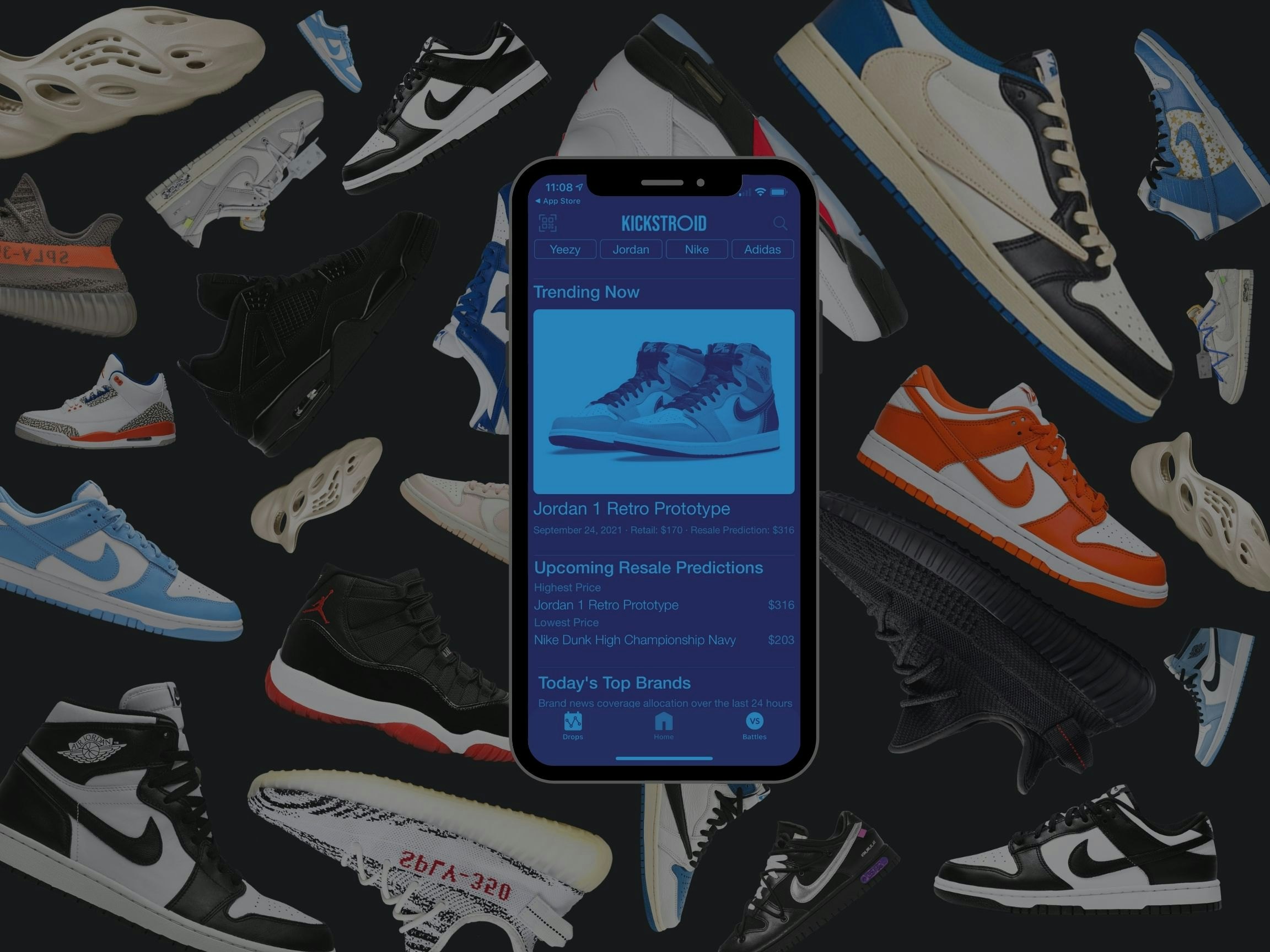 Sneaker hot sale resell app