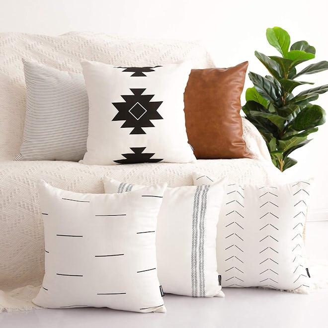 HOMFINER Decorative Throw Pillow Covers 