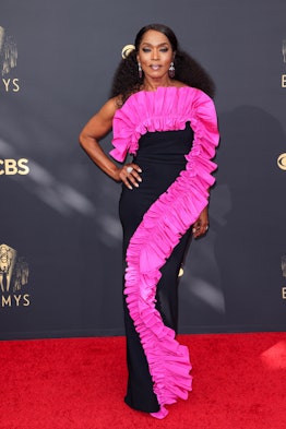 Angela Bassett attends the 73rd Primetime Emmy Awards at L.A. Live on Sunday, Sept. 19, 2021 in Los ...