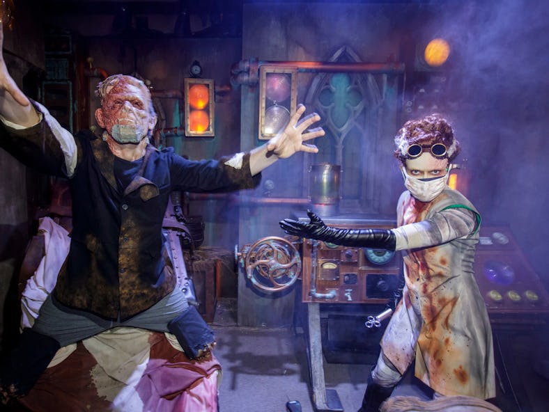 The Universal Studios' Halloween Horror Nights 2021 has Bride of Frankenstein merch based on the hau...