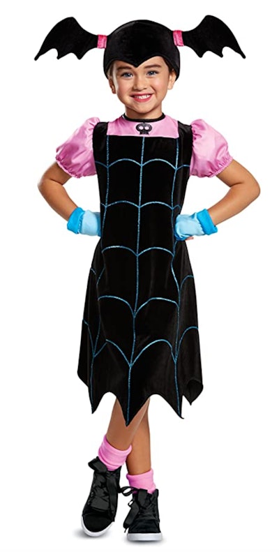 One TV Halloween costume for girls is a Vampirina costume from the Disney Junior show.