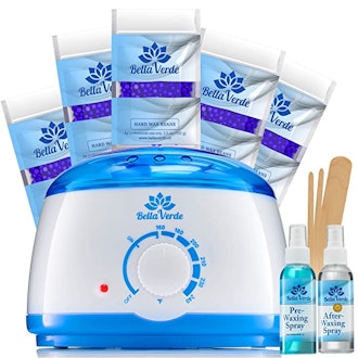 the best less expensive at-home wax warmer & waxing kit
