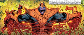 Thanos kills Iron Man in one issue of Thanos Wins