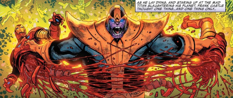 Thanos kills Iron Man in one issue of Thanos Wins