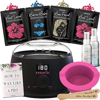 the best all-in-one wax warmer & waxing kit