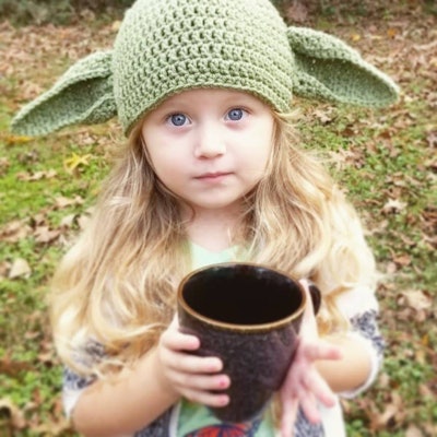 Crochet Yoda Hat