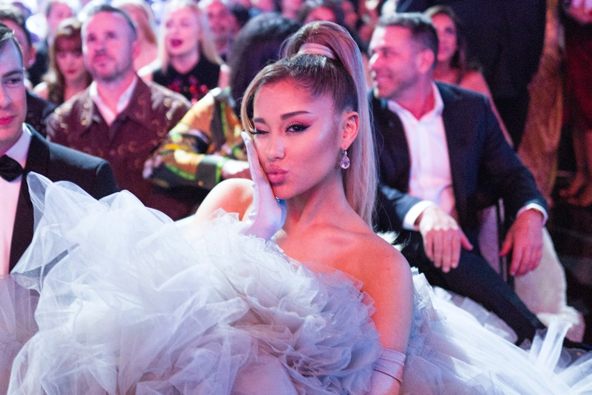 LOS ANGELES, CALIFORNIA - JANUARY 26: Ariana Grande attends the 62nd Annual GRAMMY Awards on January...