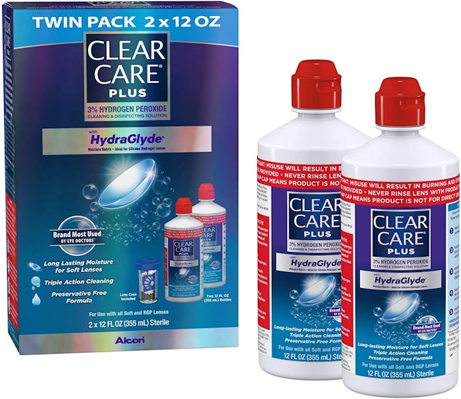 Clear Care Plus Cleaning Solution, 12 Oz. (2-Pack)