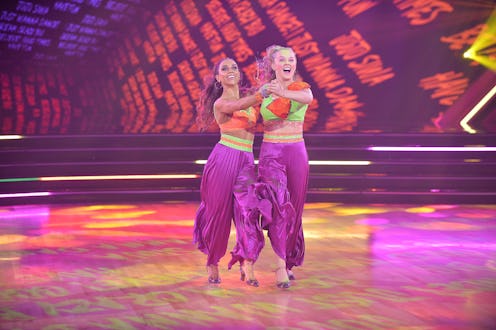 'Dancing With the Stars' contestant JoJo Siwa dances on the Season 30 premiere with partner Jenna Jo...
