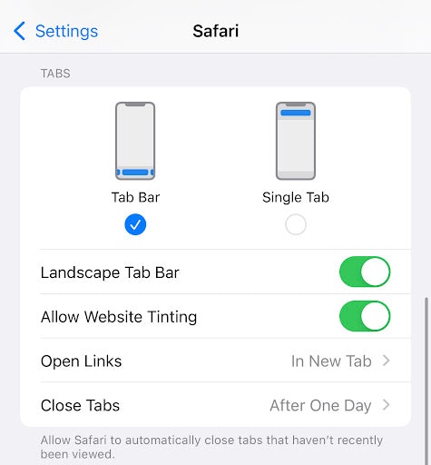 safari browser search bar on bottom