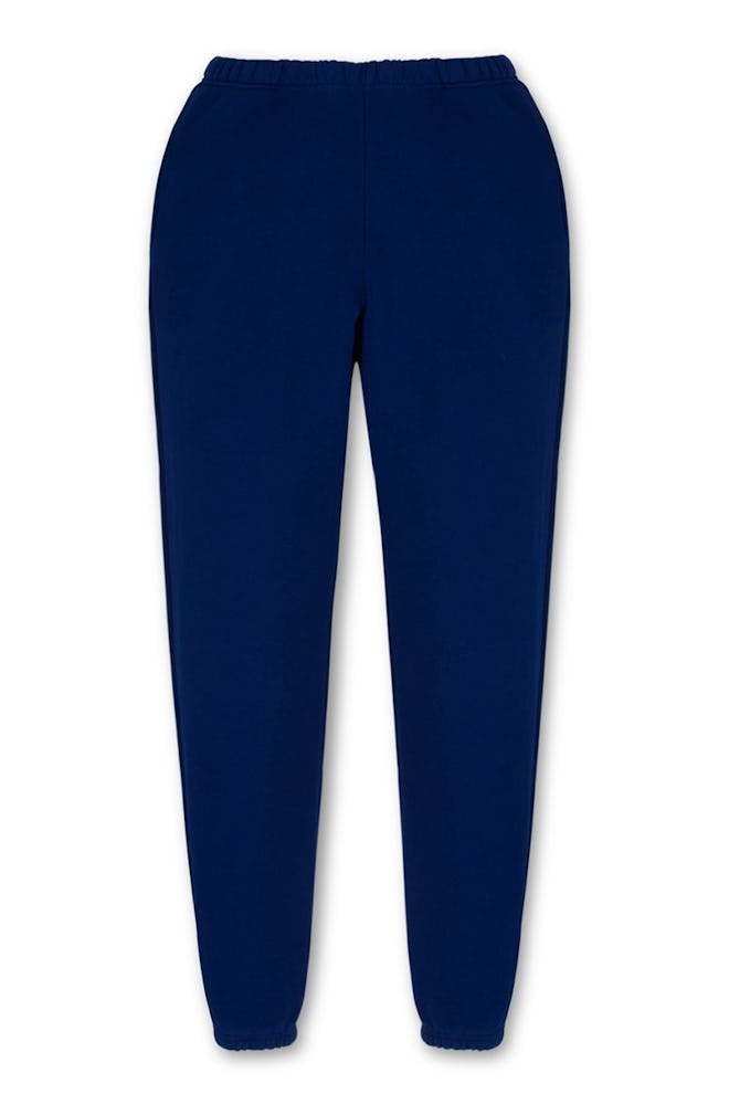 Electric Blue heavyweight classic sweatpant from Les Tien.