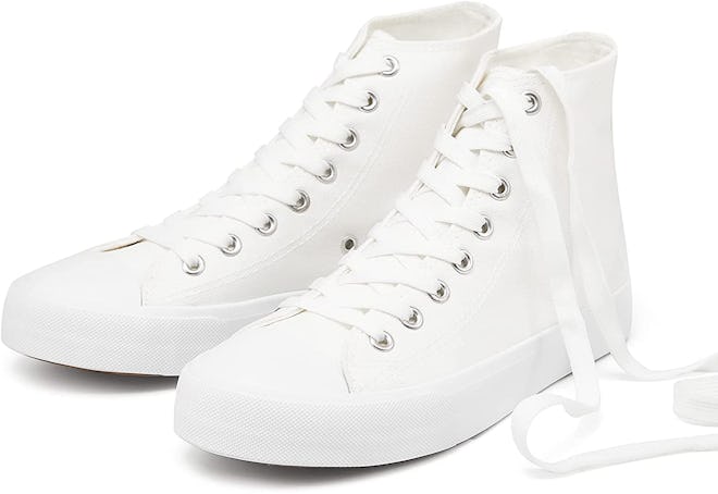 hash bubbie Women's High-Top Canvas Sneakers