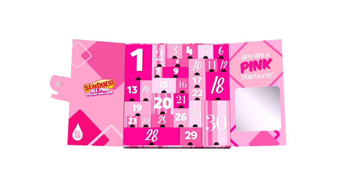 How To Get Starburst’s All Pink “Do You” Challenge Advent Calendar