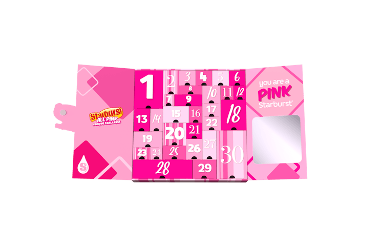 Here's how to get Starburst’s All Pink “Do You” Challenge advent calendar.
