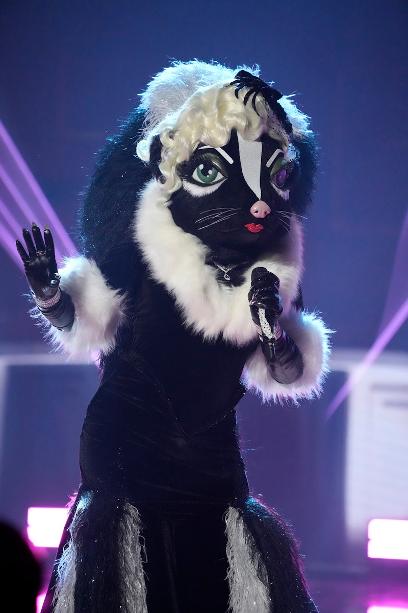 Skunk performs on 'Masked Singer' Season 6. 