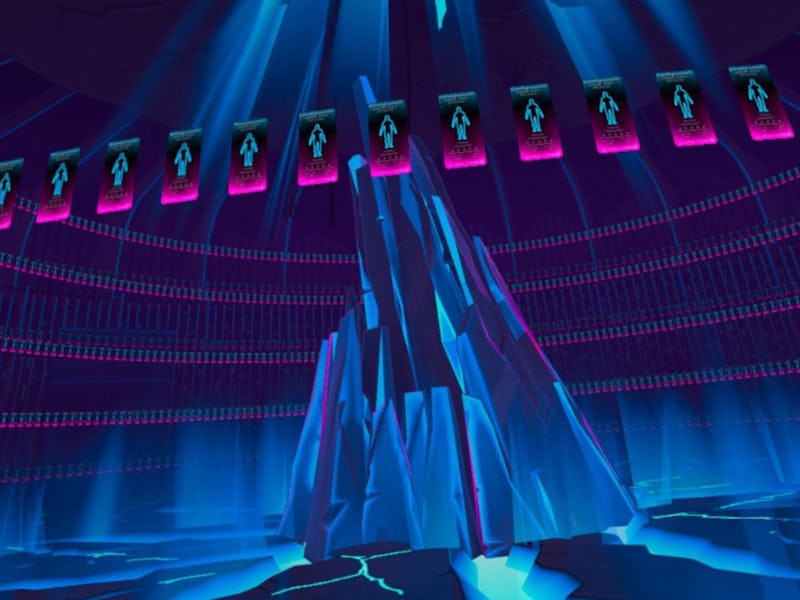 A screenshot of the Eden Unearthed VR game