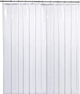 LiBa Soap Scum-Resistant Shower Curtain Liner
