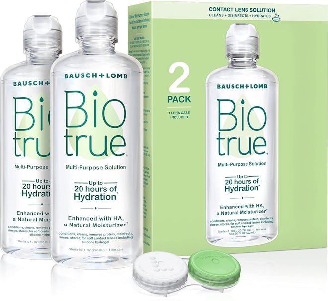 Bausch + Lomb Biotrue Contact Lens Solution, 10 Oz. (2-Pack)
