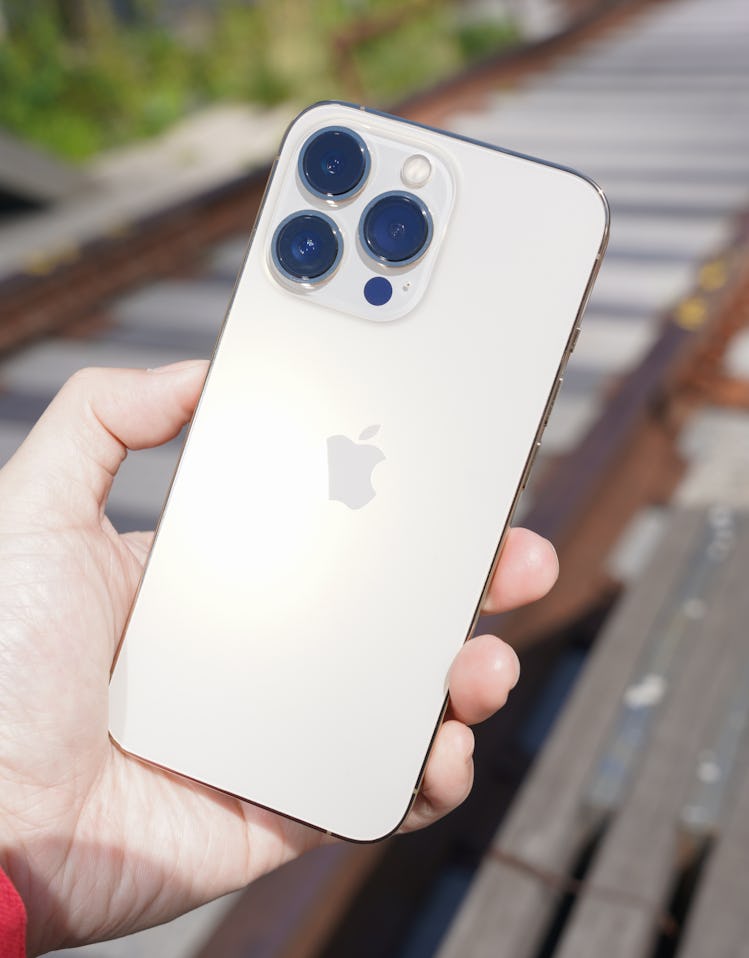 The iPhone 13 Pro sticks with 12-megapixel sensors for its three camera lenses.