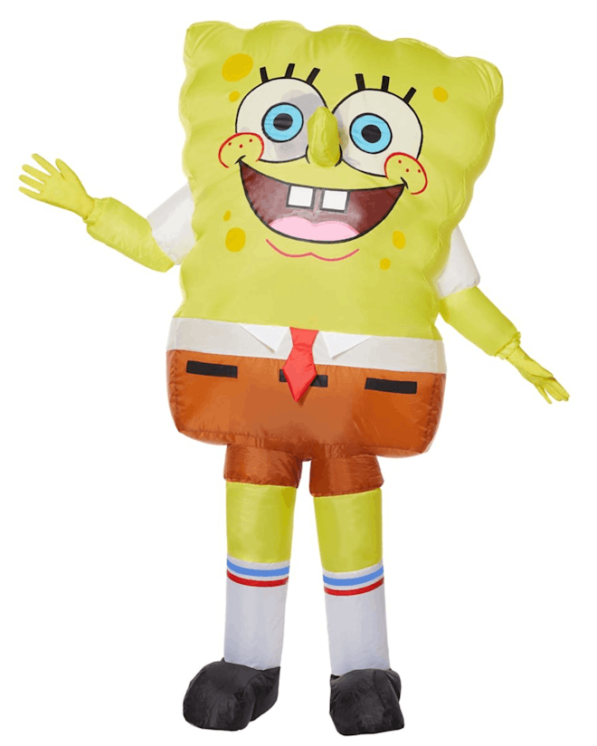 This inflatable SpongeBob costume for kids is one TV Halloween costume for girls.