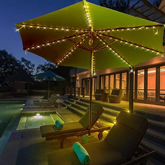 Ywhomal Patio Umbrella Lights