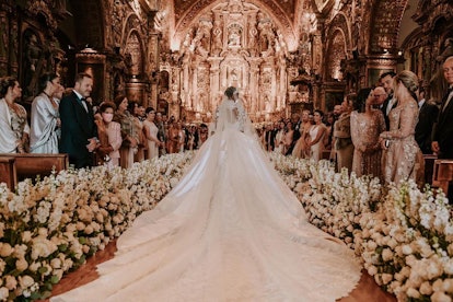 Jasmine Tookes at her wedding to Juan David Borrero
