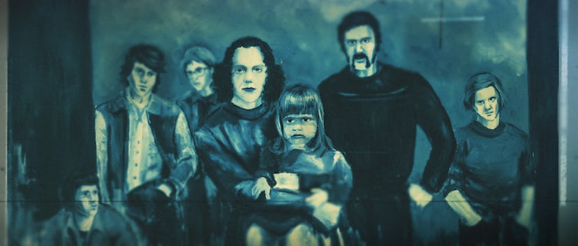 A rendering of Billy Milligan's family from Netflix's 'Monsters Inside: The 24 Faces of Billy Millig...