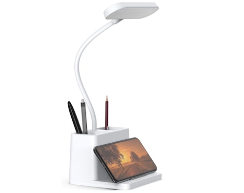 LED Desk Lamp with Pen Holder
