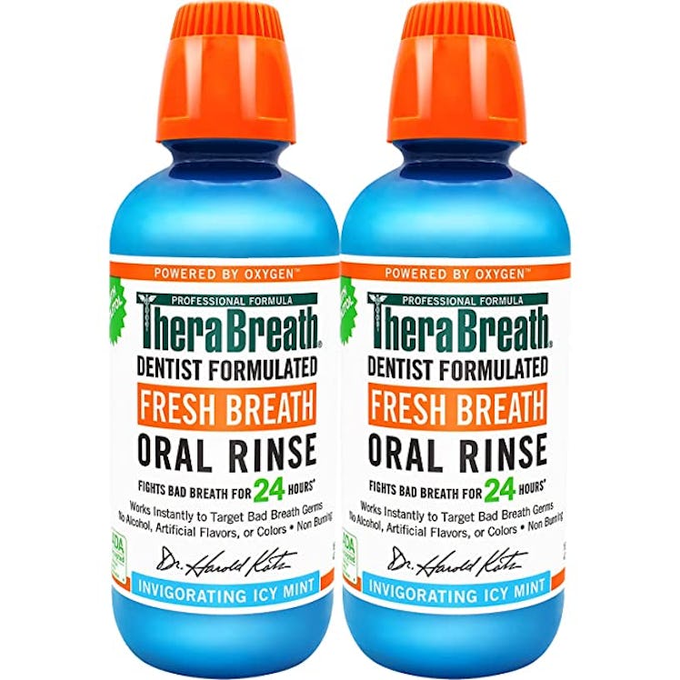 TheraBreath Fresh Breath Dentist Formulated 24-Hour Oral Rinse (2-Pack)
