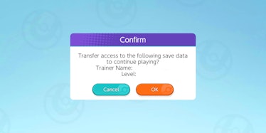 My Pokemon Unite app got deleted and now I am unable to transfer my old  account data. Instead of transferring the data, it starts a new game. How  can I get my