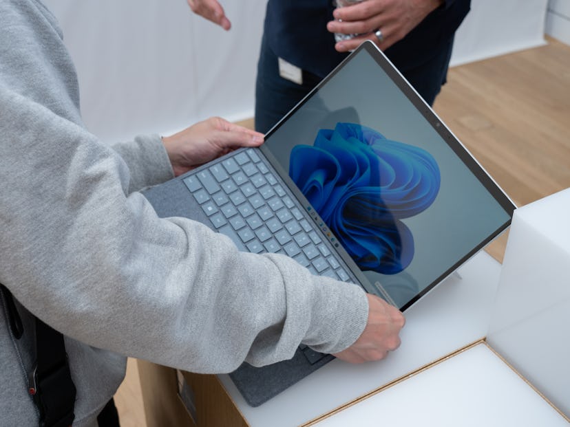 An image of the Microsoft Surface Pro 8 tablet
