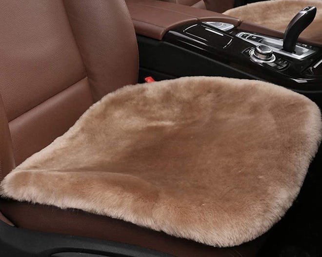 Dotesy Genuine Sheepskin Front Seat Cover